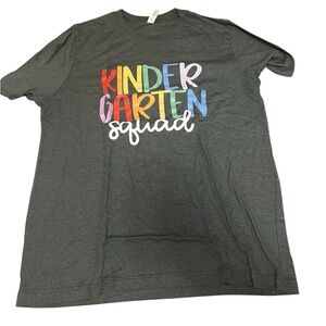 Kindergarten Squad Teacher Tee XL